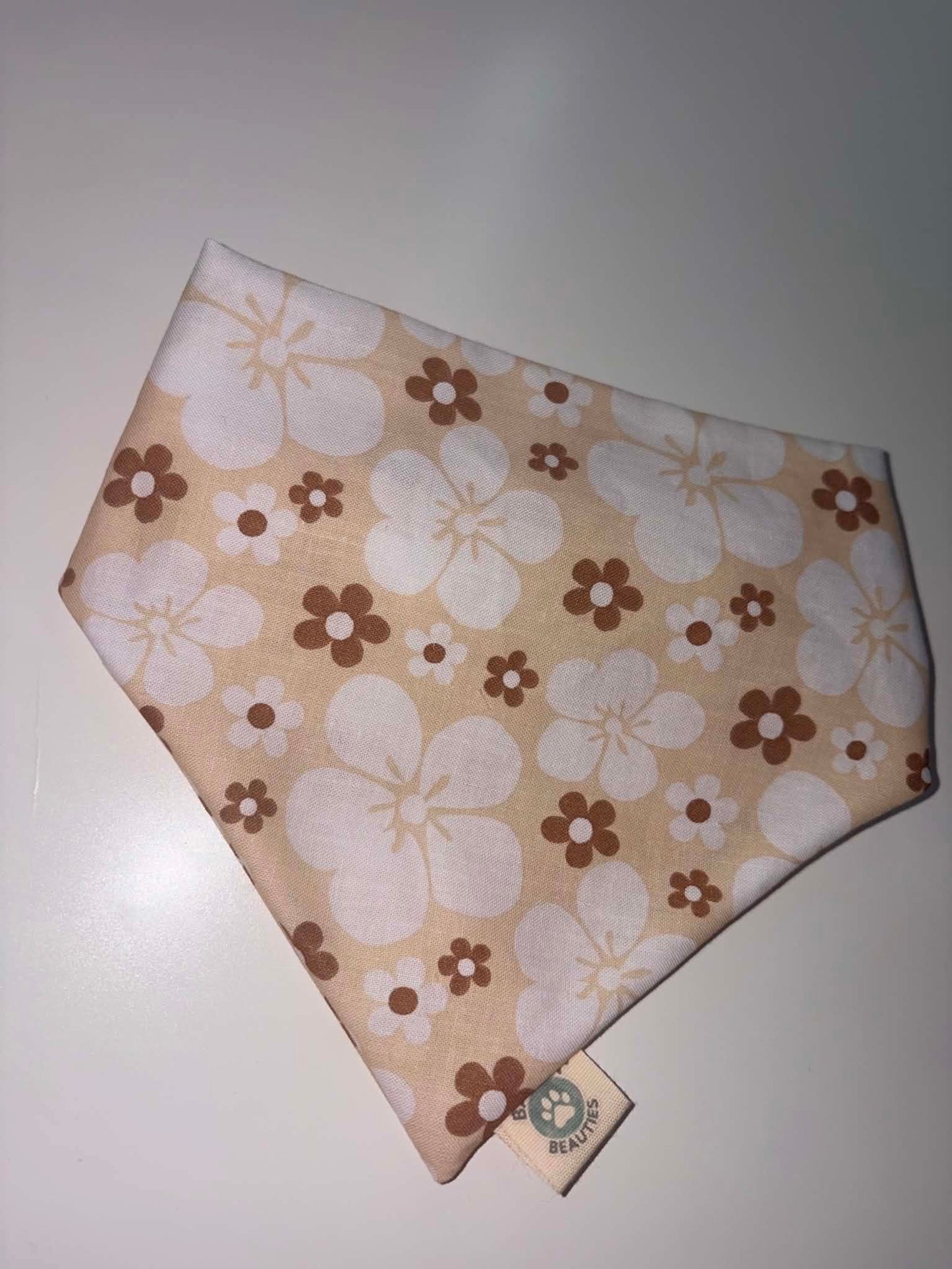 Dog Bandana Retro Nude Flowers